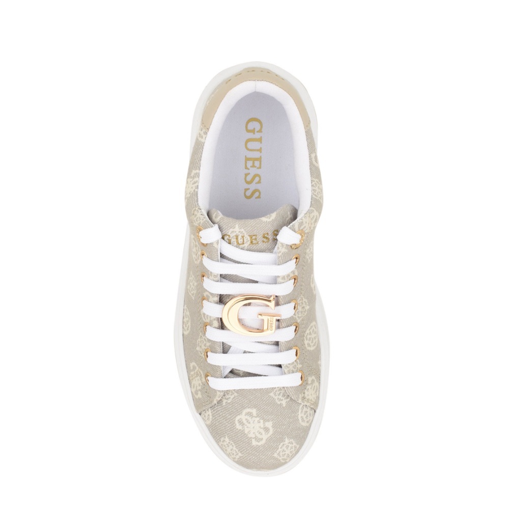 GUESS Women's Denesa Treaded Platform Lace-Up Sneakers 11M
